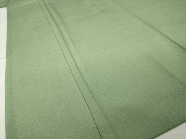 平和屋着物●上質な色無地 岩井茶色 正絹 逸品 AABM6716ck