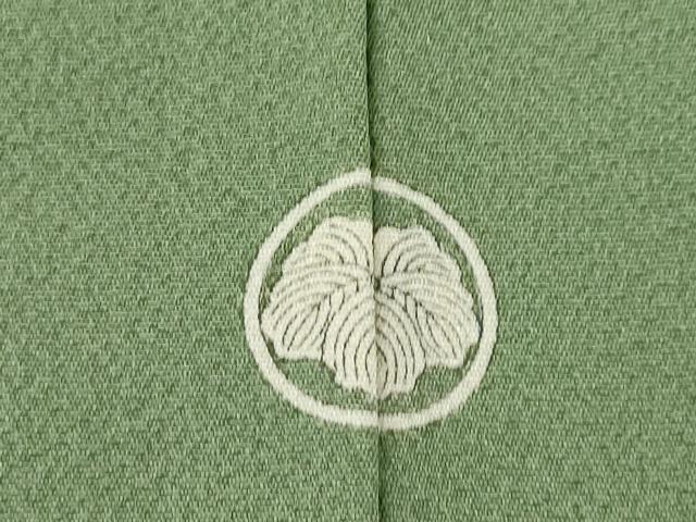 平和屋着物●上質な色無地 岩井茶色 正絹 逸品 AABM6716ck