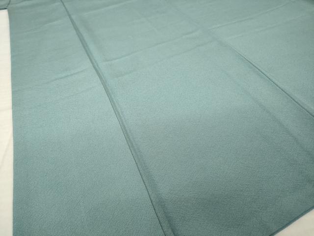 平和屋着物●上質な色無地 錆鉄御納戸色 正絹 逸品 AABM6719ck