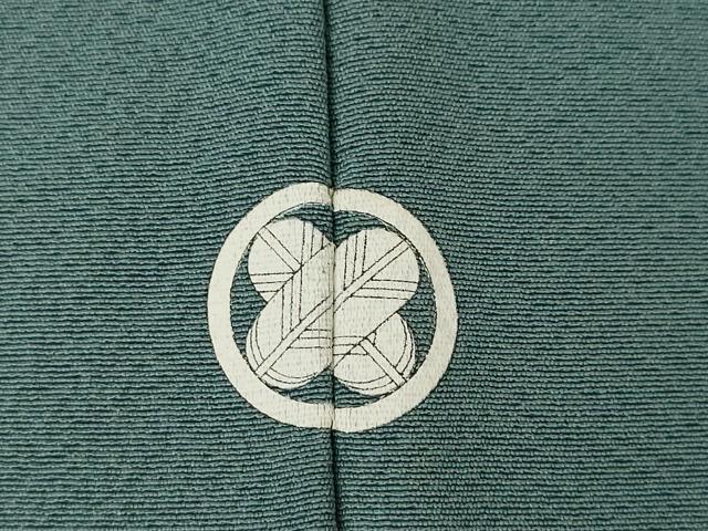 平和屋着物●上質な色無地 錆鉄御納戸色 正絹 逸品 AABM6719ck
