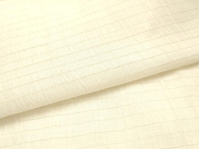 平和屋本店*夏物 和装小物 帯揚げ 小千谷縮 絽 麻 逸品 未使用 AABM6742ay