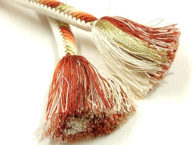 平和屋着物●極上 有職組紐道明 帯締め 奈良組 丸胡蝶 宮内庁御用 国立博物館御用 東京芸術大学御用 金糸 逸品 AABM6780ay