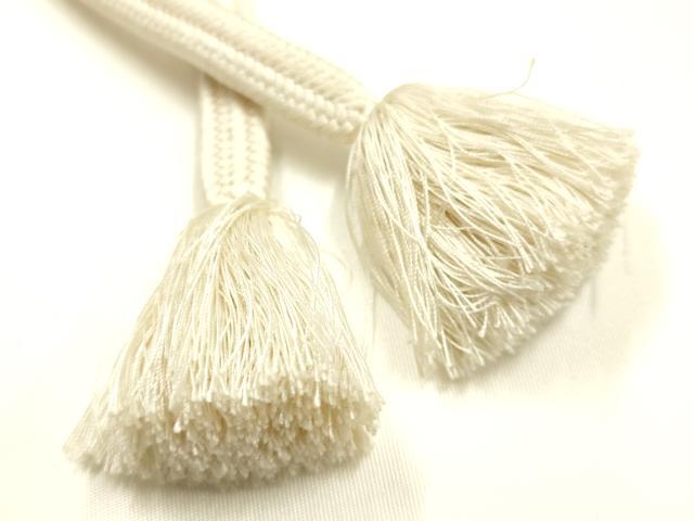 平和屋着物●極上 有職組紐道明 帯締め 冠組 象牙色 宮内庁御用 国立博物館御用 東京芸術大学御用 逸品 AABM6816ay