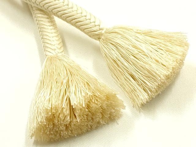 平和屋着物●極上 有職組紐道明 帯締め 奈良組 砥粉色 宮内庁御用 国立博物館御用 東京芸術大学御用 逸品 AABM6849ay