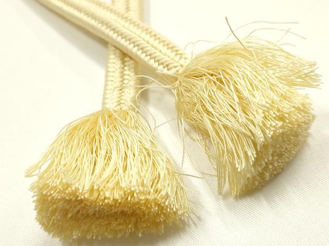 平和屋着物●極上 有職組紐道明 帯締め 冠組 砥粉色 宮内庁御用 国立博物館御用 東京芸術大学御用 逸品 AABM6871ay