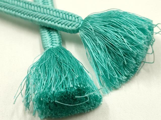 平和屋着物●極上 有職組紐道明 帯締め 冠組 青磁色 宮内庁御用 国立博物館御用 東京芸術大学御用 逸品 AABM6887ay