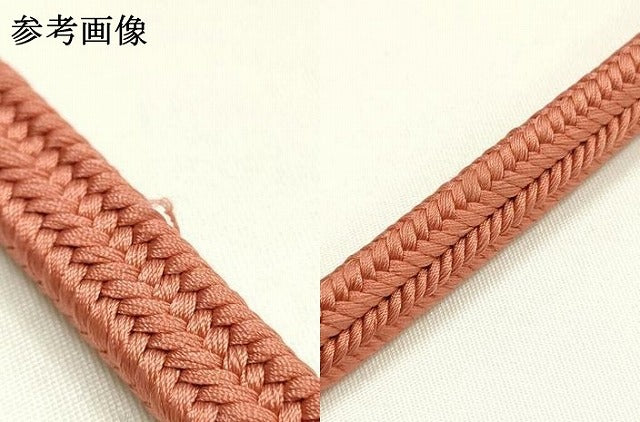 平和屋着物●極上 有職組紐道明 帯締め 冠組 甚三紅色 宮内庁御用 国立博物館御用 東京芸術大学御用 長尺 逸品 AABM6928ay