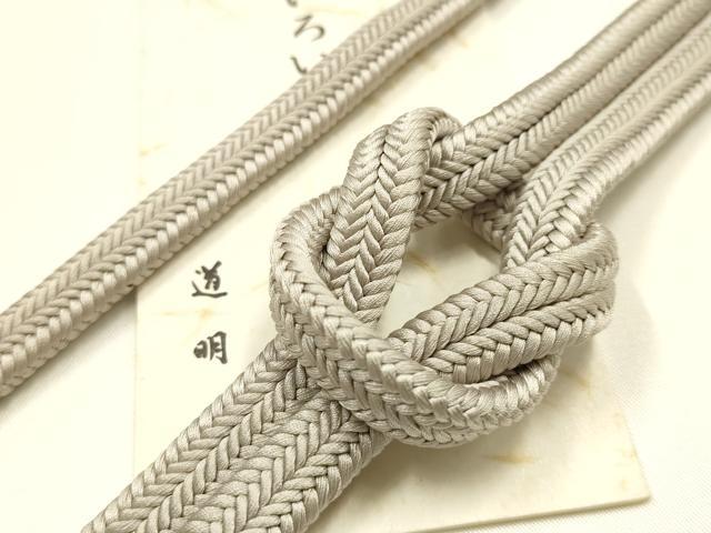 平和屋着物●極上 有職組紐道明 帯締め 冠組 霞色 宮内庁御用 国立博物館御用 東京芸術大学御用 逸品 AABM6933ay