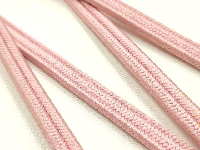 平和屋着物●極上 有職組紐道明 帯締め 冠組 紅梅色 宮内庁御用 国立博物館御用 東京芸術大学御用 逸品 AABM6961ay