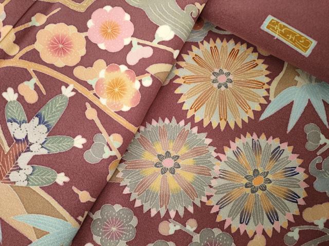 平和屋着物●本加賀友禅作家 町中博志 色留袖 吉祥花文 正絹 逸品 AABM7067ck