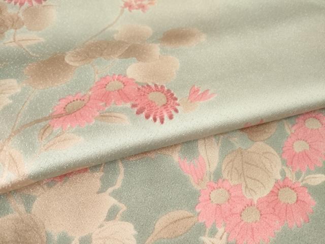 平和屋着物●訪問着 詩集 花蔦草文 暈し染め 正絹 逸品 AABM7082ck