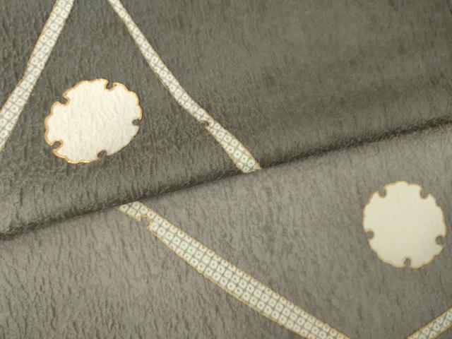 平和屋着物●訪問着 駒刺繍 雪輪 雪芝文 暈し染め 金彩 正絹 逸品 AABM7099ck