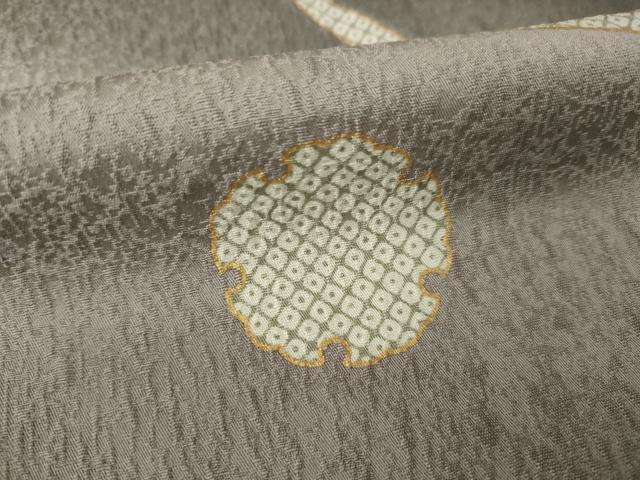 平和屋着物●訪問着 駒刺繍 雪輪 雪芝文 暈し染め 金彩 正絹 逸品 AABM7099ck