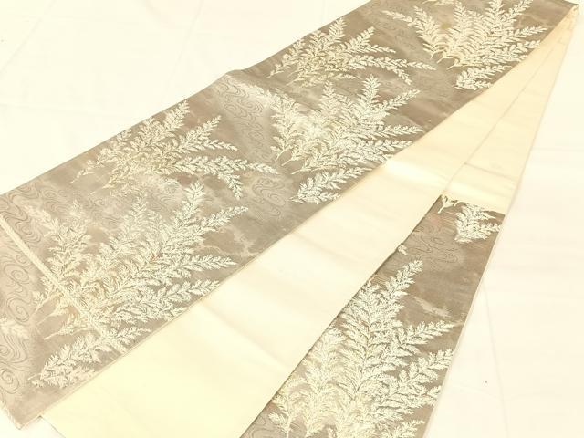 平和屋着物◎六通柄袋帯 唐織 古都の四季 錦引箔 正絹 逸品 AABM7308dk