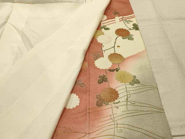 平和屋着物■豪華色留袖 駒刺繍 渡橋立波花文 暈し染め 金彩 正絹 逸品 AABM7522sx