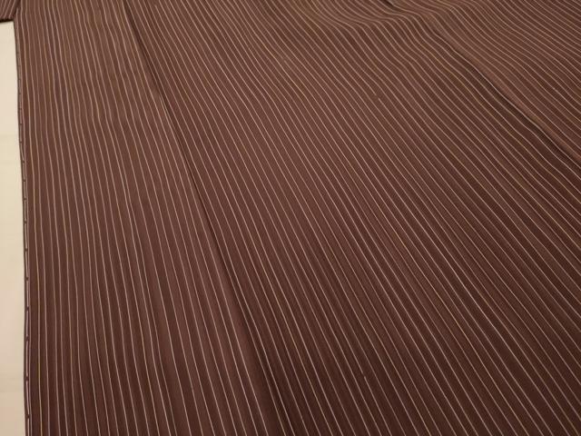 平和屋着物■上質な小紋 間道 正絹 逸品 AABM7535sx