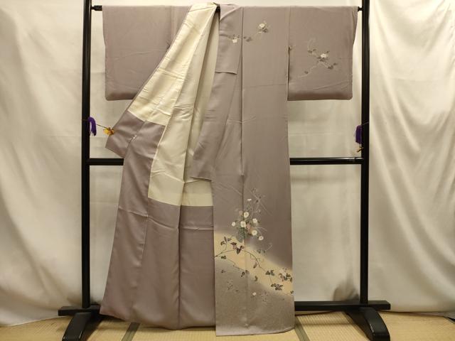平和屋着物■訪問着 飾花文 暈し染め 正絹 逸品 AABM7554sx