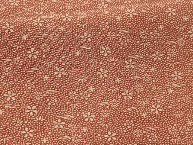 平和屋着物■江戸小紋 草花文 正絹 逸品 AABM7567sx