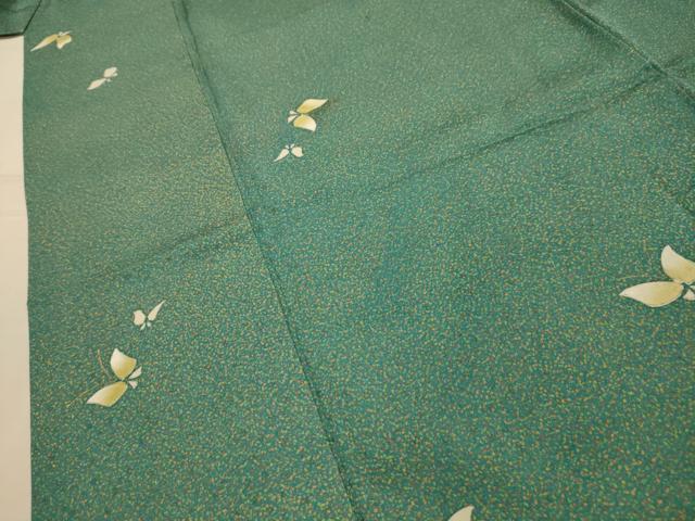 平和屋着物■上質な小紋 舞蝶文 金彩 正絹 逸品 AABM7601sx