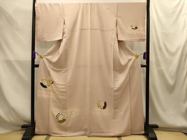 平和屋着物■訪問着 仕覆花文 暈し染め 金彩 正絹 逸品 AABM7647sx