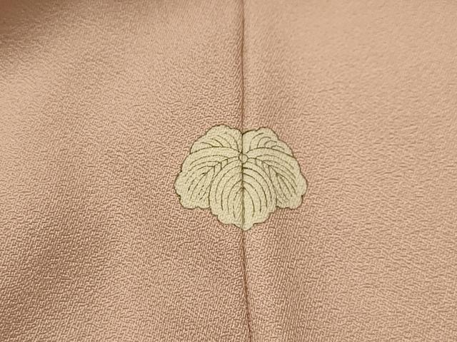 平和屋着物■訪問着 刺繍 鴛鴦花文 暈し染め 金糸 正絹 逸品 AABM7662sx