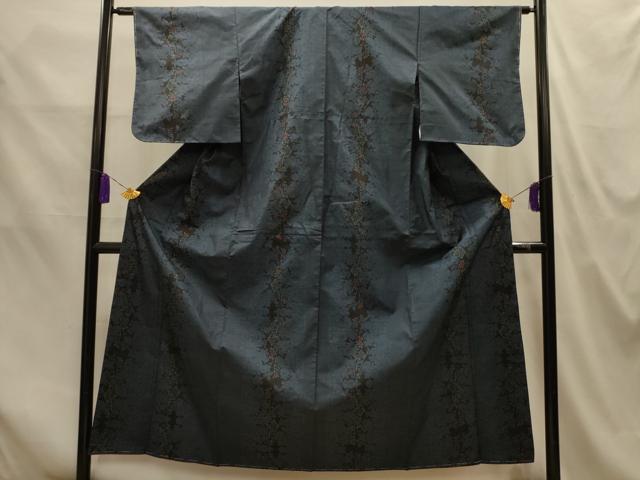 平和屋着物■本場大島紬 7マルキ 花間道 正絹 逸品 AABM7663sx