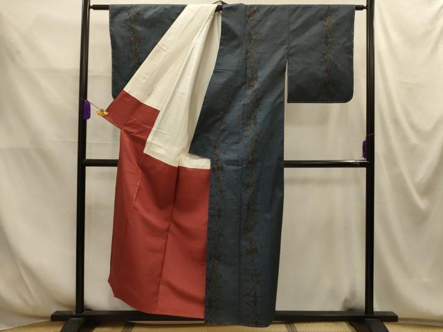 平和屋着物■本場大島紬 7マルキ 花間道 正絹 逸品 AABM7663sx