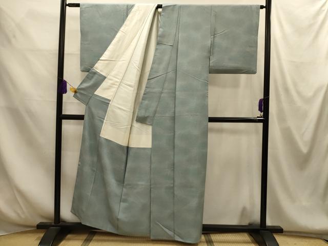 平和屋着物■上質な小紋 霞文 暈し染め 正絹 逸品 AABM7664sx