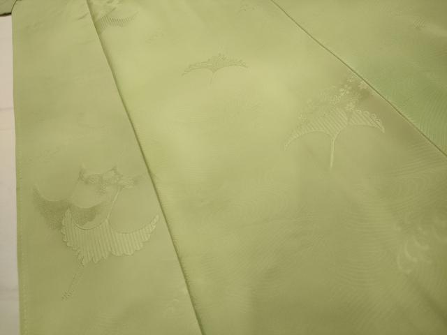 平和屋着物■上質な小紋 立波飛鶴花地紋 暈し染め 正絹 逸品 AABM7666sx
