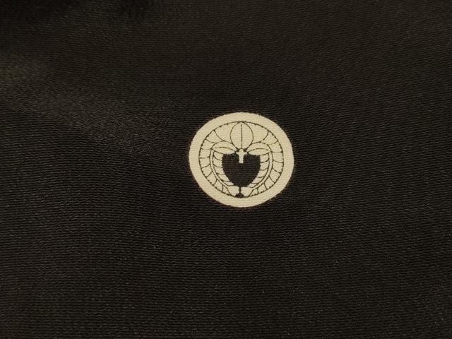 平和屋着物■豪華黒留袖 刺繍 雲取鳳凰花文 金彩 金銀糸 正絹 逸品 AABM7685sx