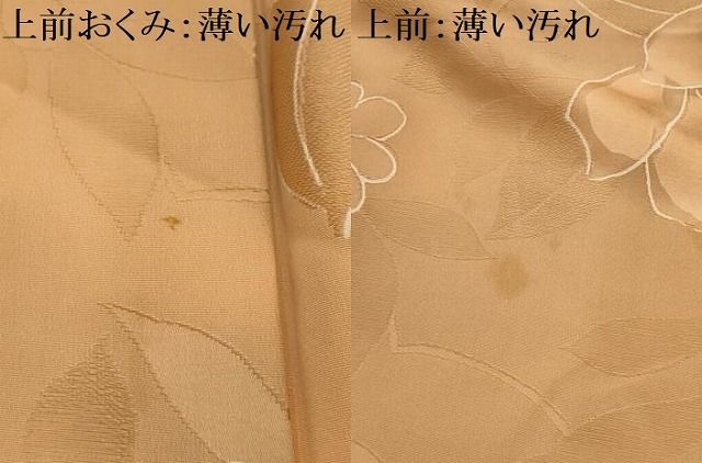 平和屋着物■上質な小紋 地紋起こし 草花文 暈し染め 正絹 逸品 AABM7686sx