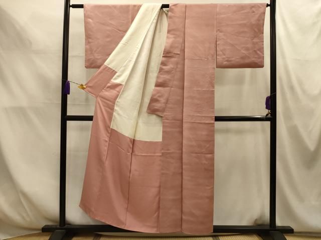平和屋着物■虹色創家 本郷大田子 小紋 霞文 暈し染め 正絹 逸品 AABM7693sx