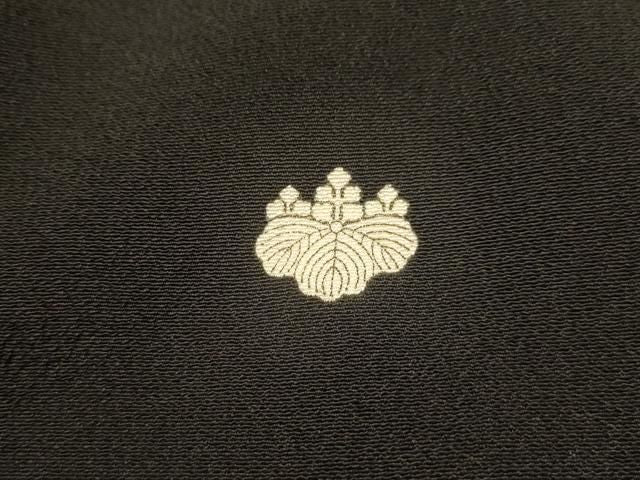 平和屋着物■豪華黒留袖 刺繍 道長吉祥飛鶴文 金彩 正絹 逸品 AABM7708sx