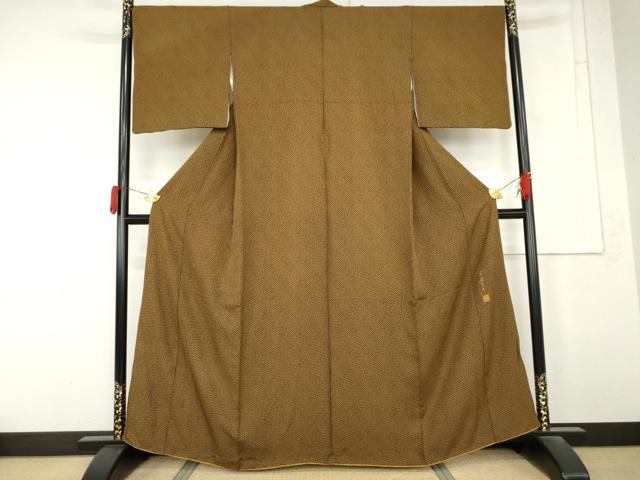 平和屋着物●染色作家 斉藤三才 小紋 小花柄 正絹 逸品 AABM8003cs