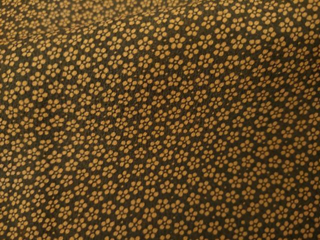 平和屋着物●染色作家 斉藤三才 小紋 小花柄 正絹 逸品 AABM8003cs