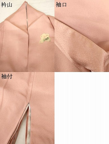 平和屋着物●訪問着 流水枝花文 暈し染め 金銀彩 正絹 逸品 AABM8021cs