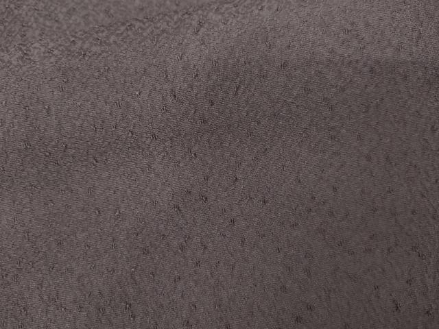 平和屋着物●上質な色無地 紋意匠 褐色 正絹 逸品 AABM8057cs