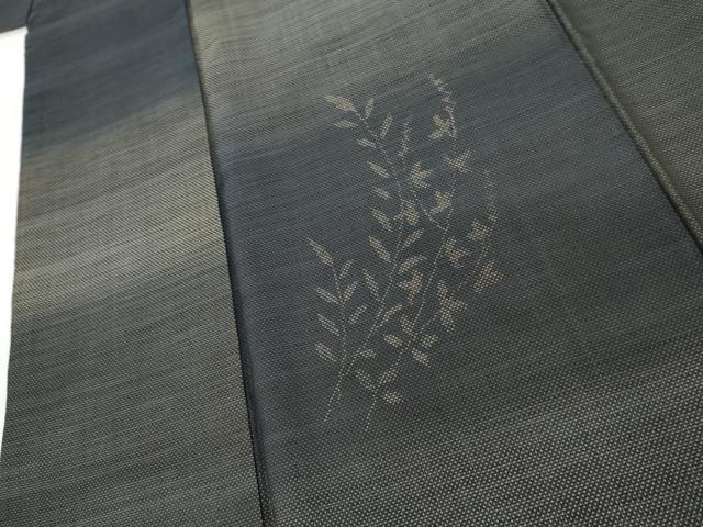 平和屋着物●本場大島 訪問着 9マルキ 枝花文 正絹 逸品 AABM8076cs