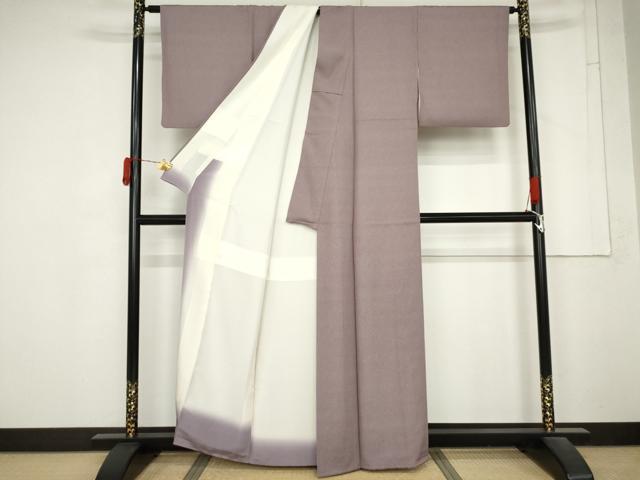 平和屋着物●江戸小紋 縦分銅 正絹 逸品 AABM8084cs