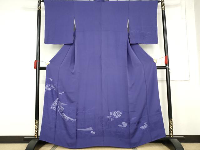 平和屋着物●訪問着 吉祥花文 正絹 逸品 AABM8111cs