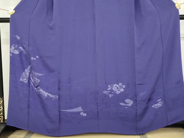 平和屋着物●訪問着 吉祥花文 正絹 逸品 AABM8111cs