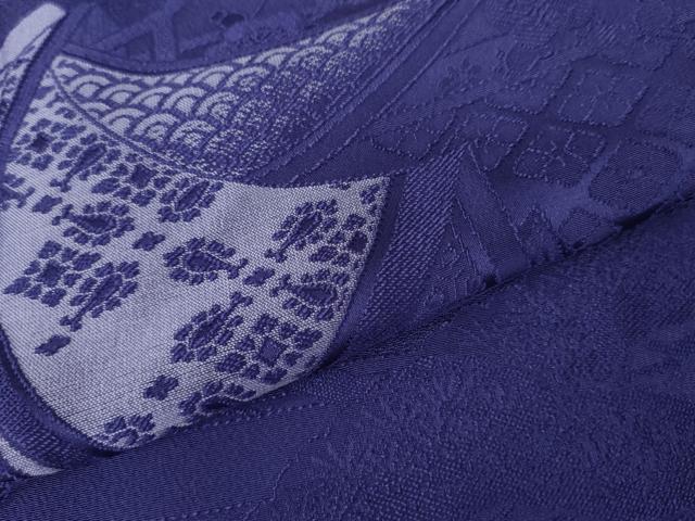 平和屋着物●訪問着 吉祥花文 正絹 逸品 AABM8111cs