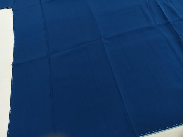 平和屋着物●上質な色無地 瑠璃紺色 やまと誂製 正絹 逸品 未使用 AABM8169fy