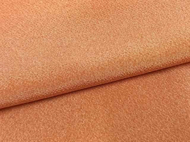 平和屋着物●上質な小紋 作家物 霞文 暈し染め 鬼しぼ縮緬 正絹 逸品 未使用 AABM8177fy