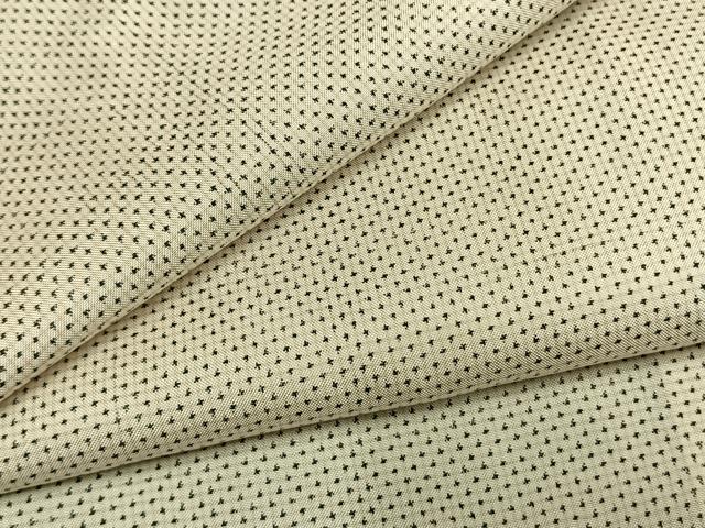 平和屋着物●本場大島紬 アンサンブル 白大島 一元絣 正絹 逸品 AABM8183fy