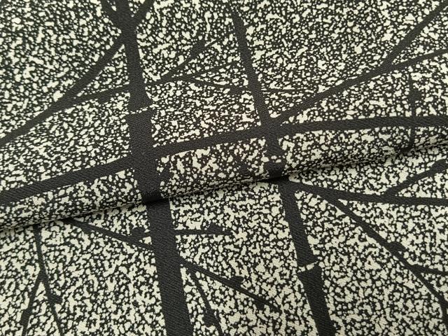 平和屋着物●二代目 川村久太郎 訪問着 樹林文 たたき染め 正絹 逸品 AABM8190fy