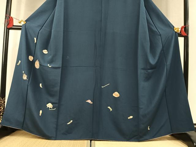 平和屋着物●訪問着 茶道具 正絹 逸品 AABM8283fy