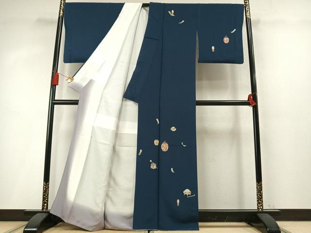平和屋着物●訪問着 茶道具 正絹 逸品 AABM8283fy