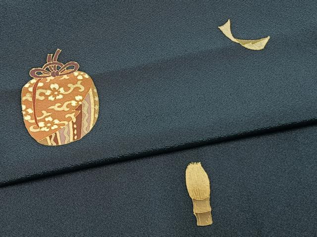 平和屋着物●訪問着 茶道具 正絹 逸品 AABM8283fy