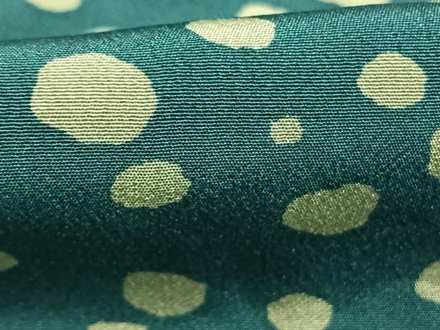 平和屋着物●長襦袢 無双仕立て 霞文 半衿刺繍 正絹 逸品 AABM8301fy